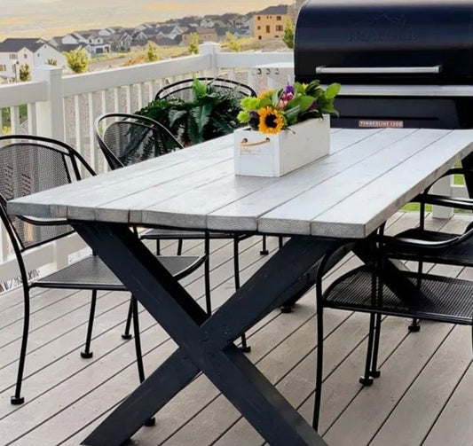 Outdoor Timber dining table